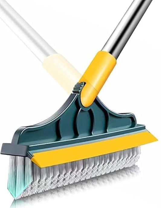 Bathroom cleaning brush and wiper , 120° Rotating Head