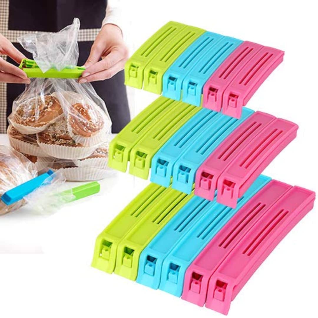 Food snack pounch storage clips