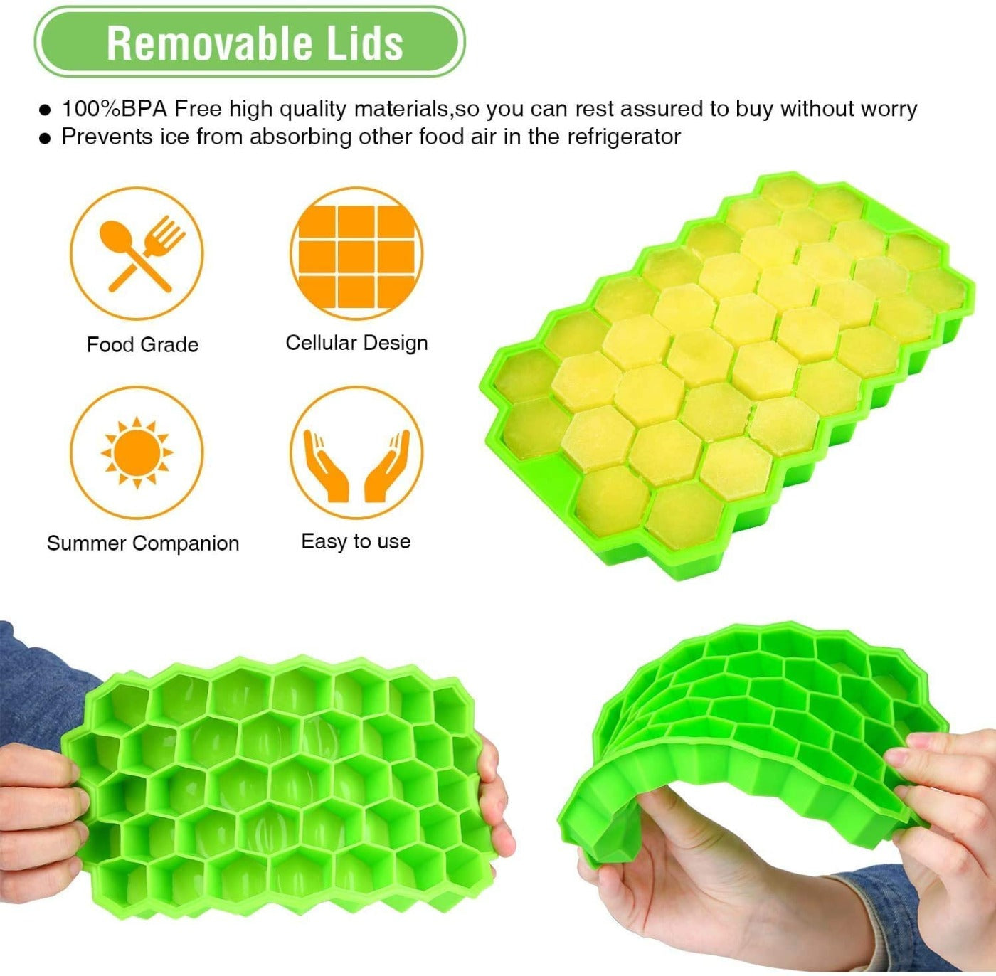 Silicone Ice Cube Tray