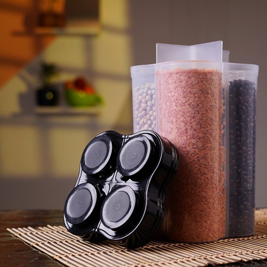 4 section container