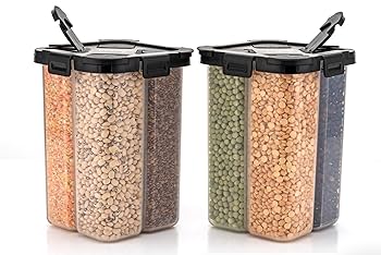4 section container